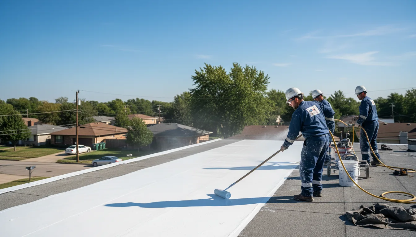 Commercial roof coating in Copeland, KS near me